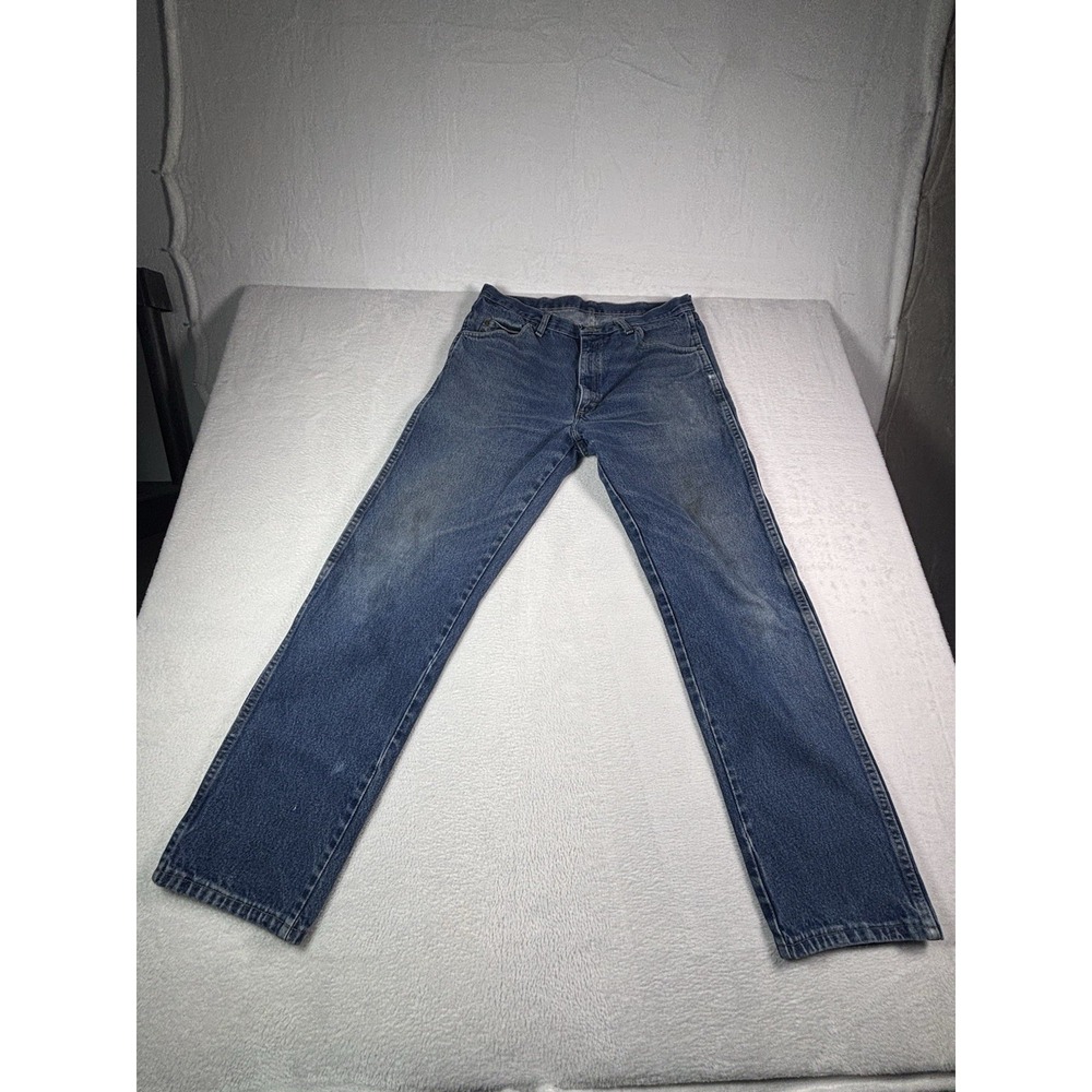 Wrangler Rugged Wear Men’s Jeans 36x32 Blue Denim Straight Leg Classic Fit